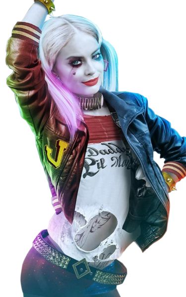 Harley Quinn PNG透明背景免抠图元素 素材中国编号:37034