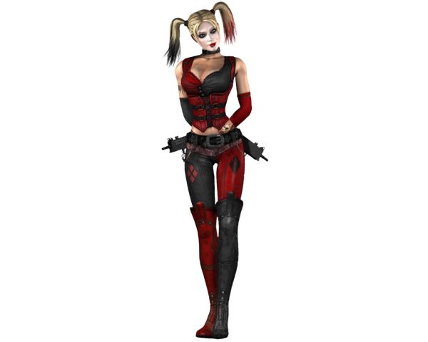 Harley Quinn PNG透明元素免抠图素材 16素材网编号:37036