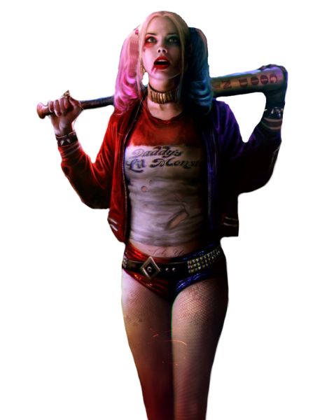 Harley Quinn PNG免抠图透明素材 素材中国编号:37046