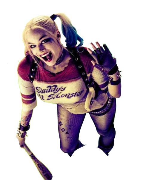 Harley Quinn PNG免抠图透明素材 普贤居素材编号:37047