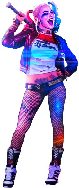 Harley Quinn PNG免抠图透明素材 16设计网编号:37049