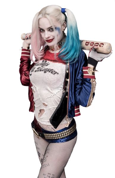 Harley Quinn PNG免抠图透明素材 16设计网编号:37062