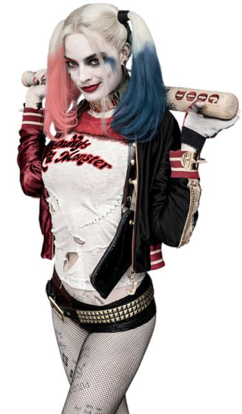 Harley Quinn PNG透明背景免抠图元素 素材中国编号:37070