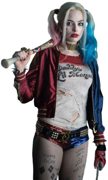 Harley Quinn PNG免抠图透明素材 16设计网编号:37072