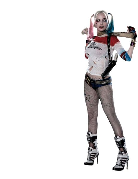 Harley Quinn PNG免抠图透明素材 普贤居素材编号:37030