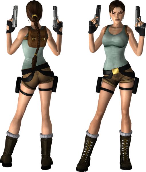 Lara Croft PNG透明背景免抠图元素 素材中国编号:32500