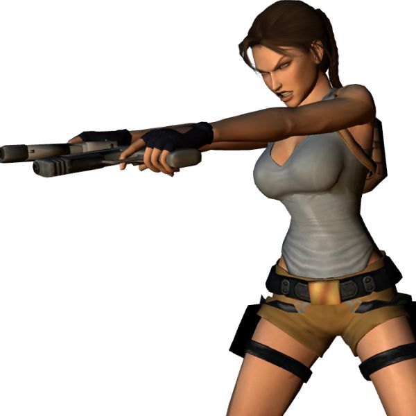 Lara Croft PNG透明背景免抠图元素 素材中国编号:32505