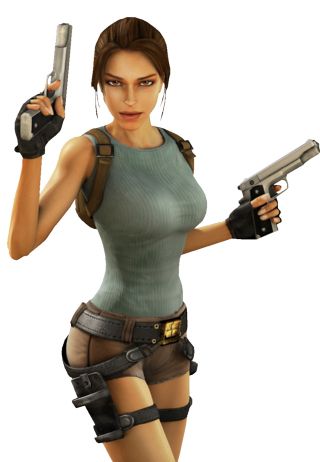 Lara Croft PNG免抠图透明素材 16设计网编号:32491
