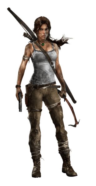Lara Croft PNG透明背景免抠图元素 16图库网编号:32525