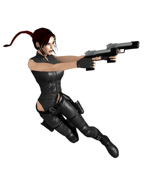 Lara Croft PNG透明背景免抠图元素 素材中国编号:32534