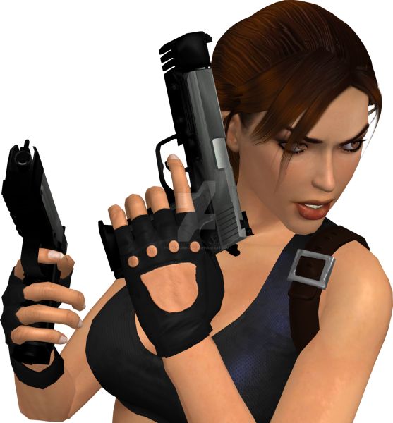 Lara Croft PNG透明背景免抠图元素 16图库网编号:32545