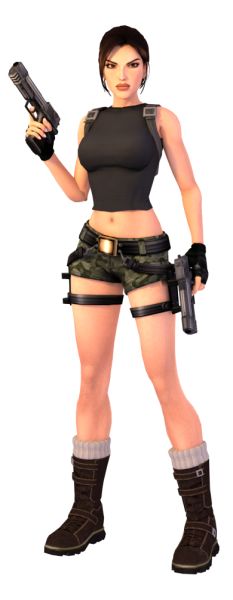 Lara Croft PNG免抠图透明素材 16设计网编号:32551