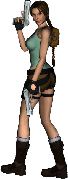 Lara Croft PNG免抠图透明素材 16设计网编号:32552