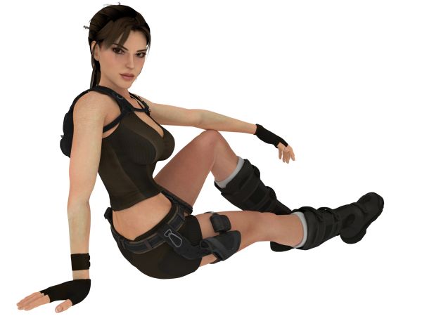 Lara Croft PNG免抠图透明素材 16设计网编号:32555
