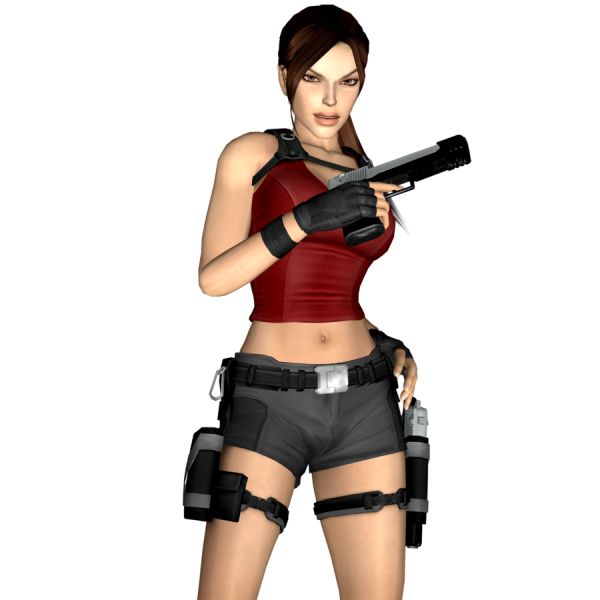 Lara Croft PNG透明背景免抠图元素 素材中国编号:32560