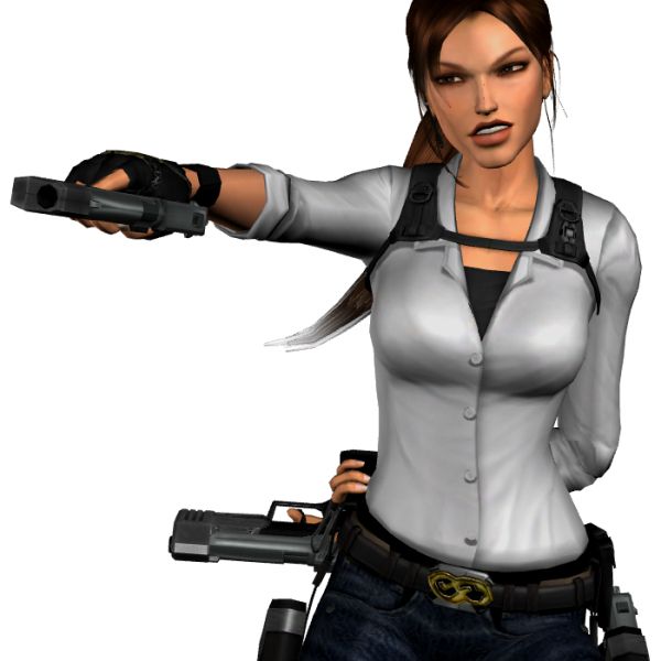 Lara Croft PNG免抠图透明素材 普贤居素材编号:32574