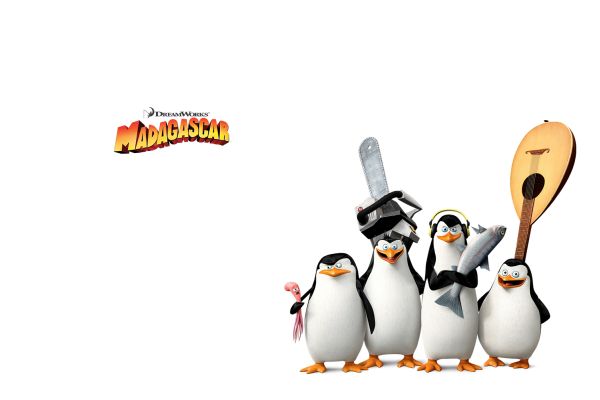 马达加斯加企鹅 PNG透明背景免抠图元素 素材中国编号:31194