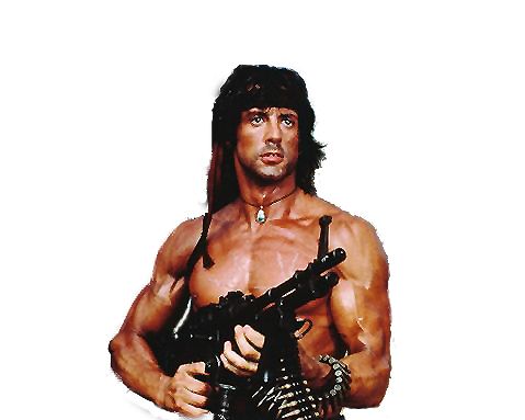 Rambo PNG免抠图透明素材 16设计网编号:31805