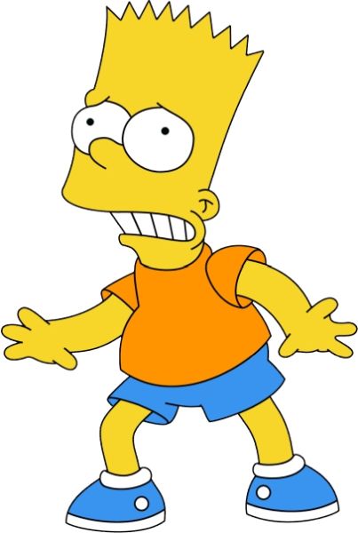 Bart Simpson PNG透明背景免抠图元素 16图库网编号:30396