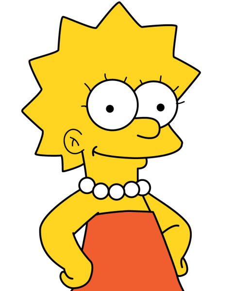 Lisa Simpson PNG免抠图透明素材 16设计网编号:30400