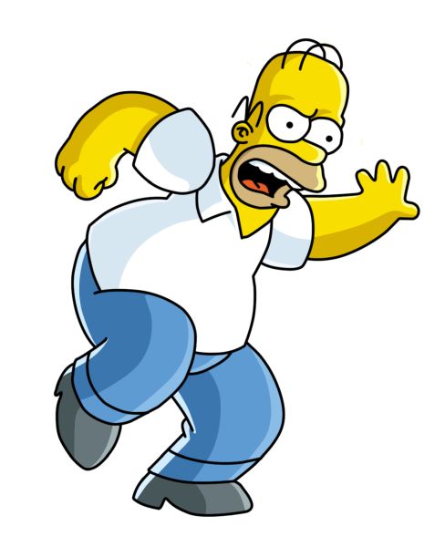 Homer Simpson PNG透明背景免抠图元素 16图库网编号:30403