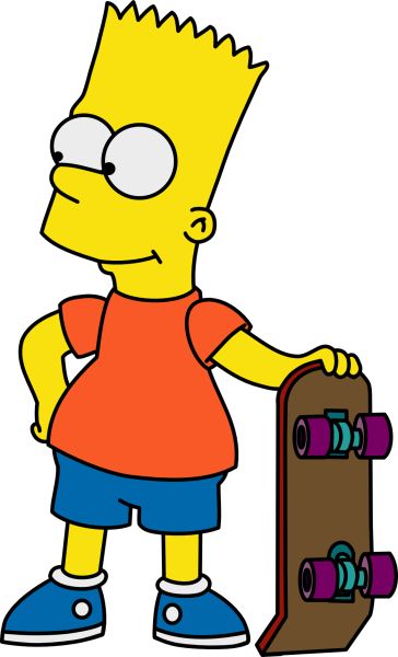 Bart Simpson PNG免抠图透明素材 16设计网编号:30406