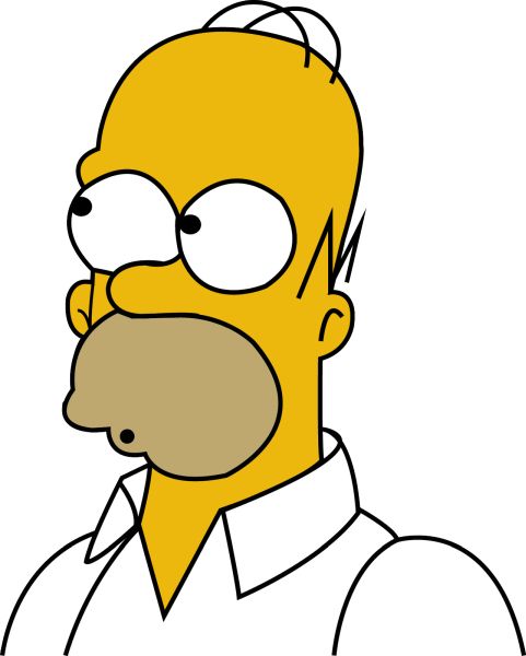 Homer Simpson PNG免抠图透明素材 普贤居素材编号:30381
