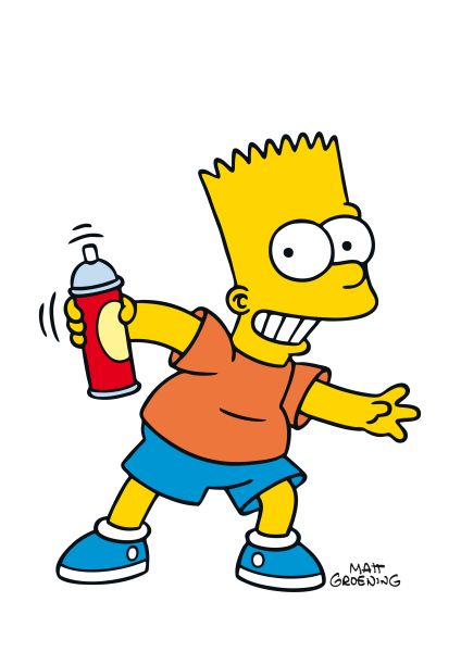 Bart Simpson PNG免抠图透明素材 16设计网编号:30448