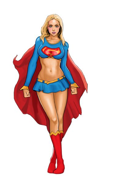 Supergirl PNG免抠图透明素材 16设计网编号:53372