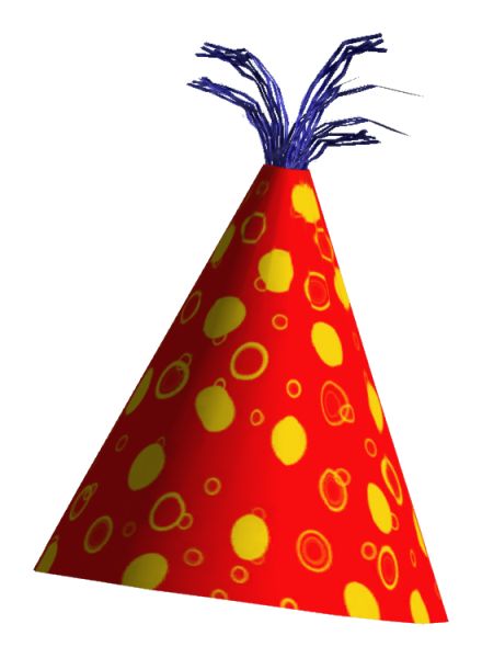 派对生日帽 PNG透明背景免抠图元素 16图库网编号:86437