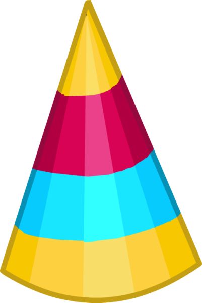 派对生日帽 PNG透明背景免抠图元素 16图库网编号:86481