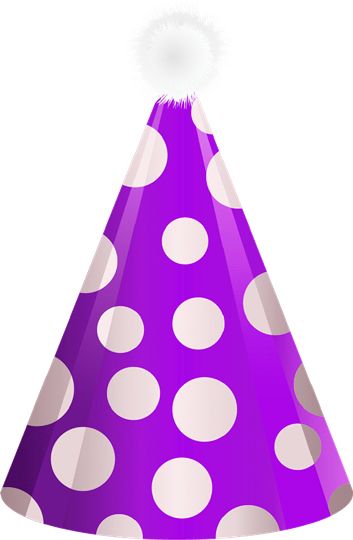 派对生日帽 PNG透明背景免抠图元素 16图库网编号:86494