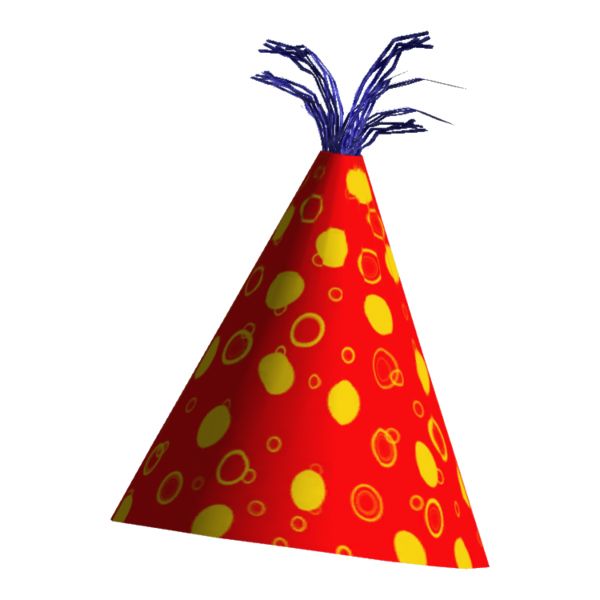 派对生日帽 PNG透明背景免抠图元素 16图库网编号:86501