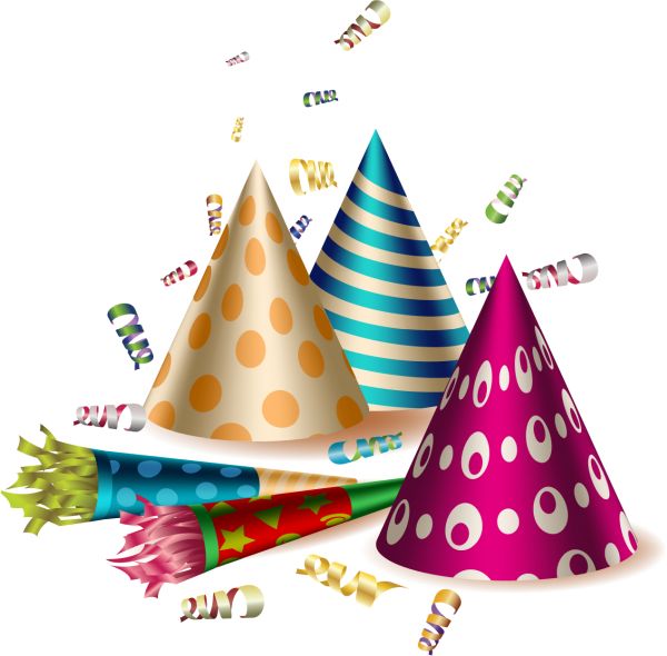 派对生日帽 PNG透明元素免抠图素材 16素材网编号:86516