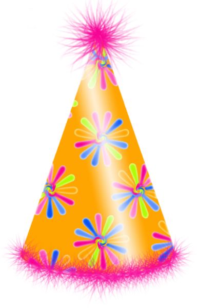 派对生日帽 PNG透明背景免抠图元素 16图库网编号:86519