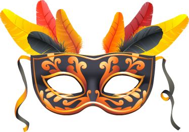 狂欢节面具 PNG免抠图透明素材 16设计网编号:41742