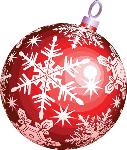 红色圣诞球玩具PNG免抠图透明素材 16设计网编号:3761