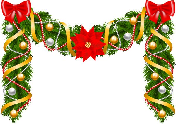 圣诞花环 PNG透明背景免抠图元素 1