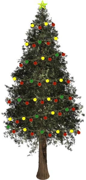 圣诞树PNG免抠图透明素材 16设计网编号:38613