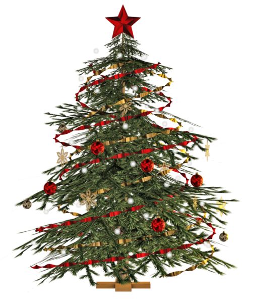 圣诞树PNG透明背景免抠图元素 16图库网编号:38621