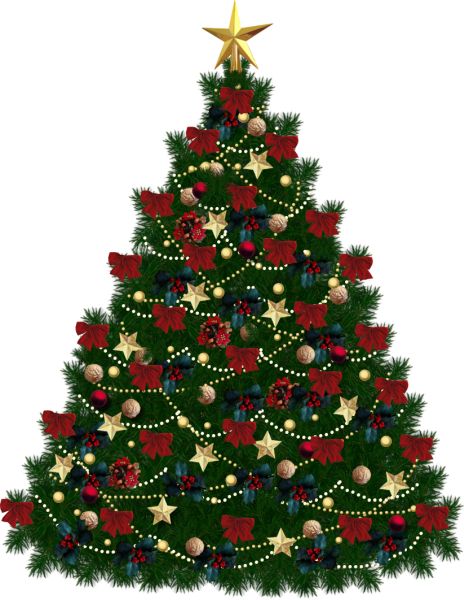 圣诞树PNG透明背景免抠图元素 素材中国编号:38647