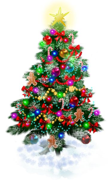圣诞树PNG透明背景免抠图元素 16图库网编号:38550