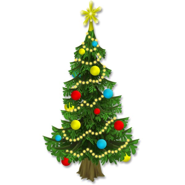 圣诞树PNG透明背景免抠图元素 16图库网编号:38559