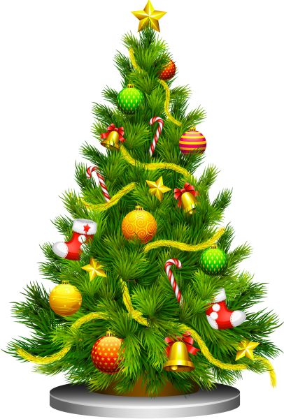 圣诞树PNG透明背景免抠图元素 素材中国编号:38575