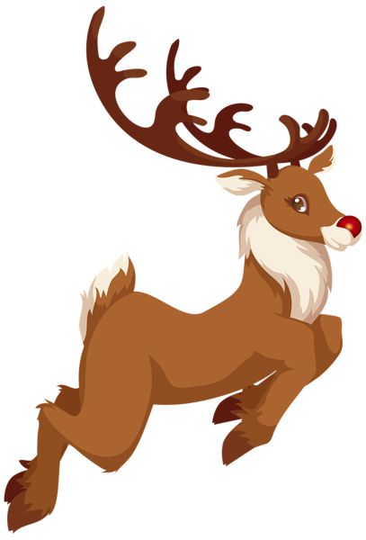 圣诞老人的驯鹿 PNG免抠图透明素材 16设计网编号:94904