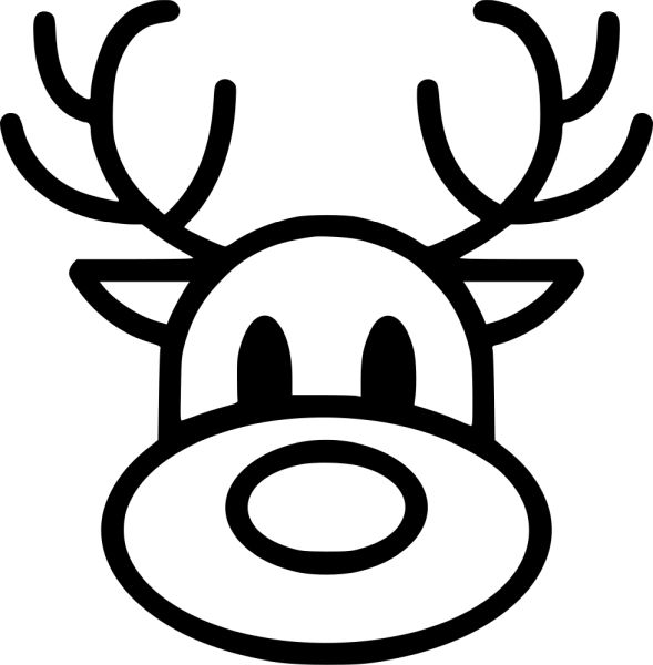 圣诞老人的驯鹿 PNG免抠图透明素材 16设计网编号:94935