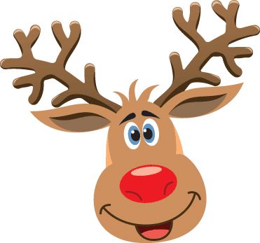 圣诞老人的驯鹿 PNG透明背景免抠图元素 16图库网编号:94949