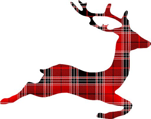 圣诞老人的驯鹿 PNG免抠图透明素材 16设计网编号:94957
