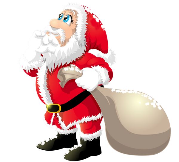 圣诞老人 PNG透明背景免抠图元素 16图库网编号:100900