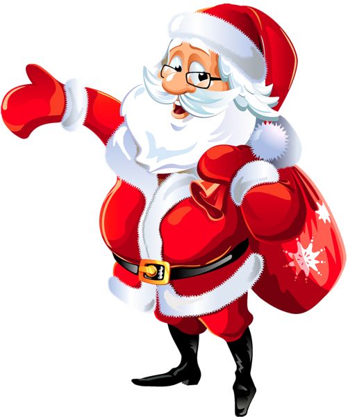 圣诞老人 PNG透明背景免抠图元素 16图库网编号:100953